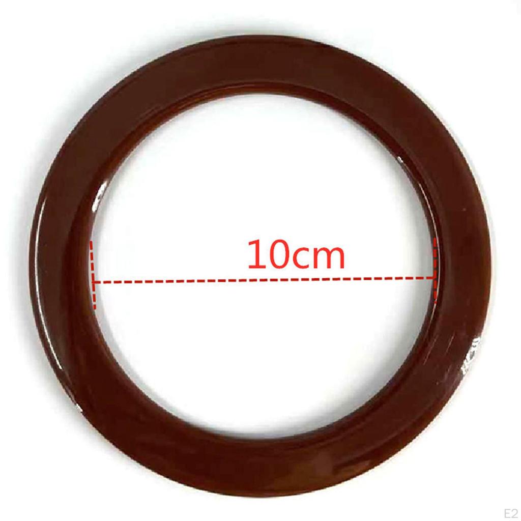 2PCS Resin Purse Handles, Replacement Handles for DIY Bag Handbags Clutch Making