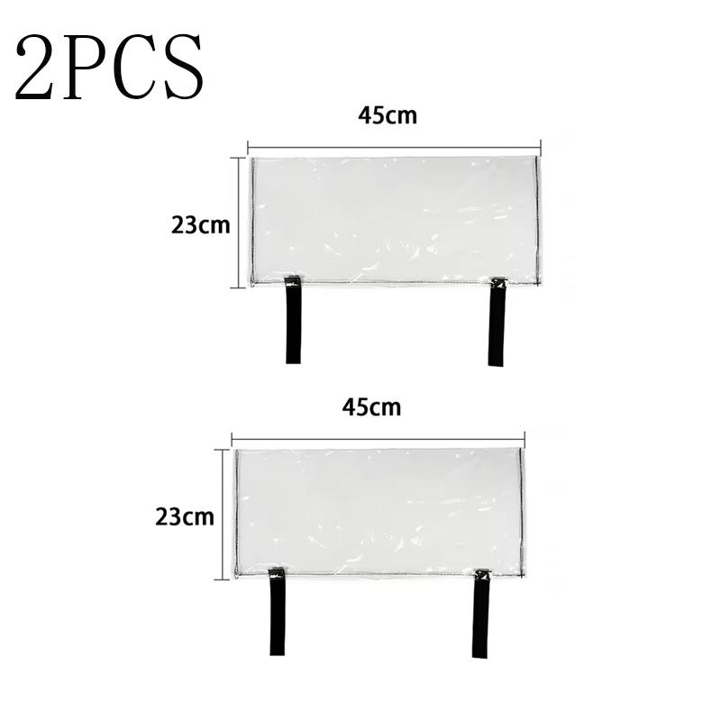 2 Waterproof Charger Rain Cover Electric Car Dustproof Control Box Waterproof Bag Plug Row Motor Vehicle Plug Protector Outdoor 2PCS