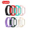 8pcs-Suitable for Redmi smart band 2/Redmi smart band 2/Xiaomi band 8 active silicone strap