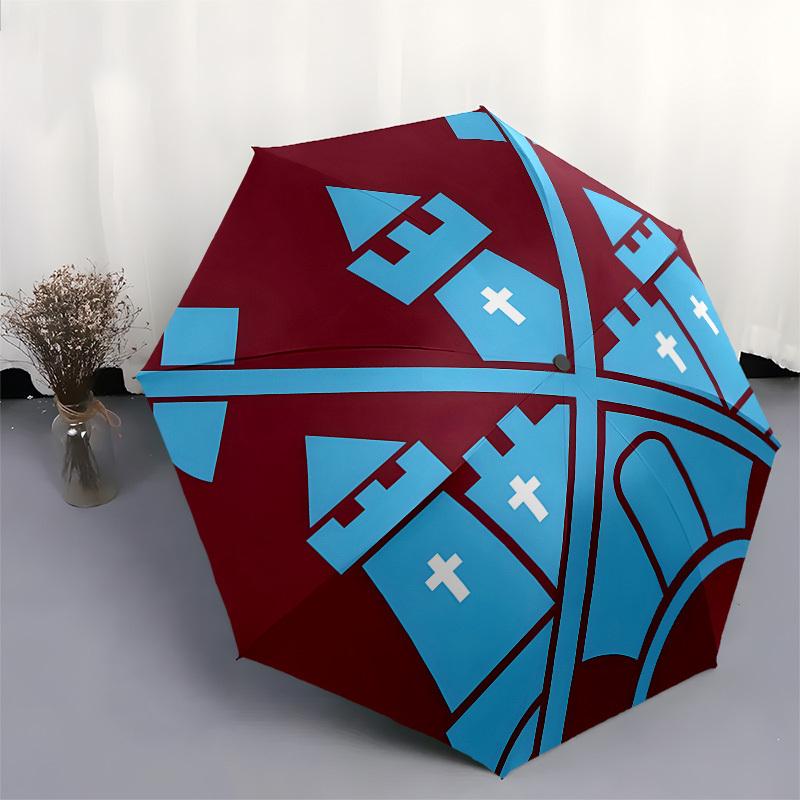 Castle, Cross Automatic Opening and Closing, 8 rib Structure Portable Umbrella, Suitable for Men and Women in All Seasons  Perfect Gift for