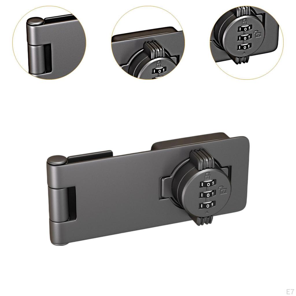 3 Digit Combination Lock for Cabinets And Drawers, Keyless Design