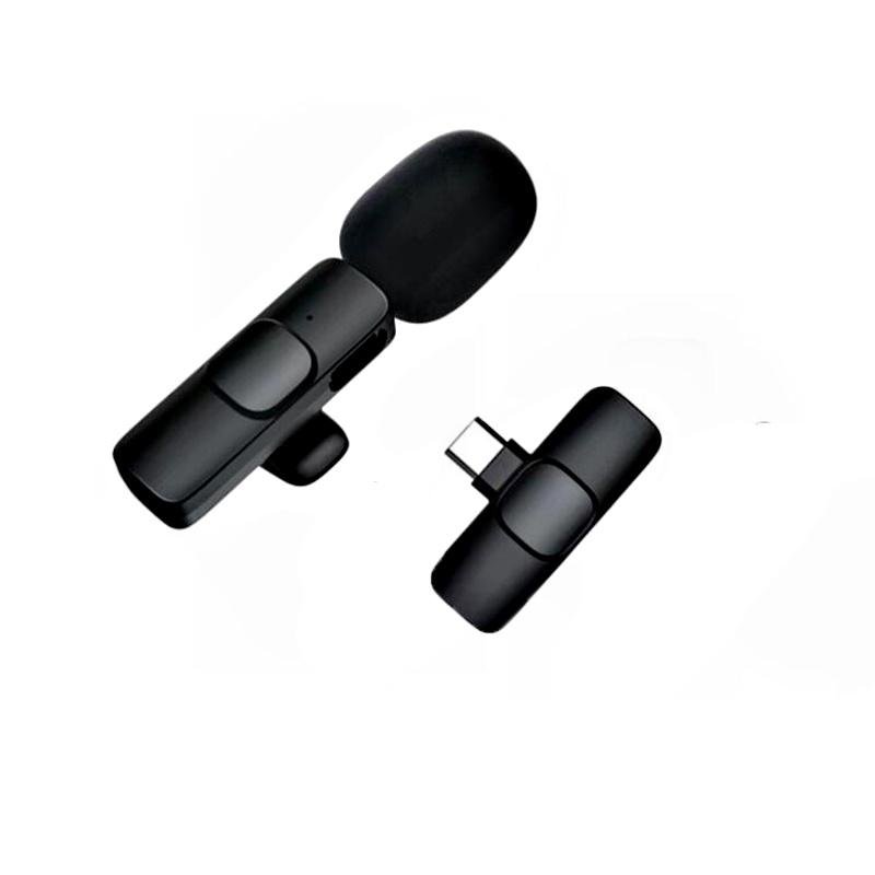 

Беспроводной петличный микрофон Портативный микрофон для записи аудио и видео для IPhone Android Live Game Mobile Phone for USB C