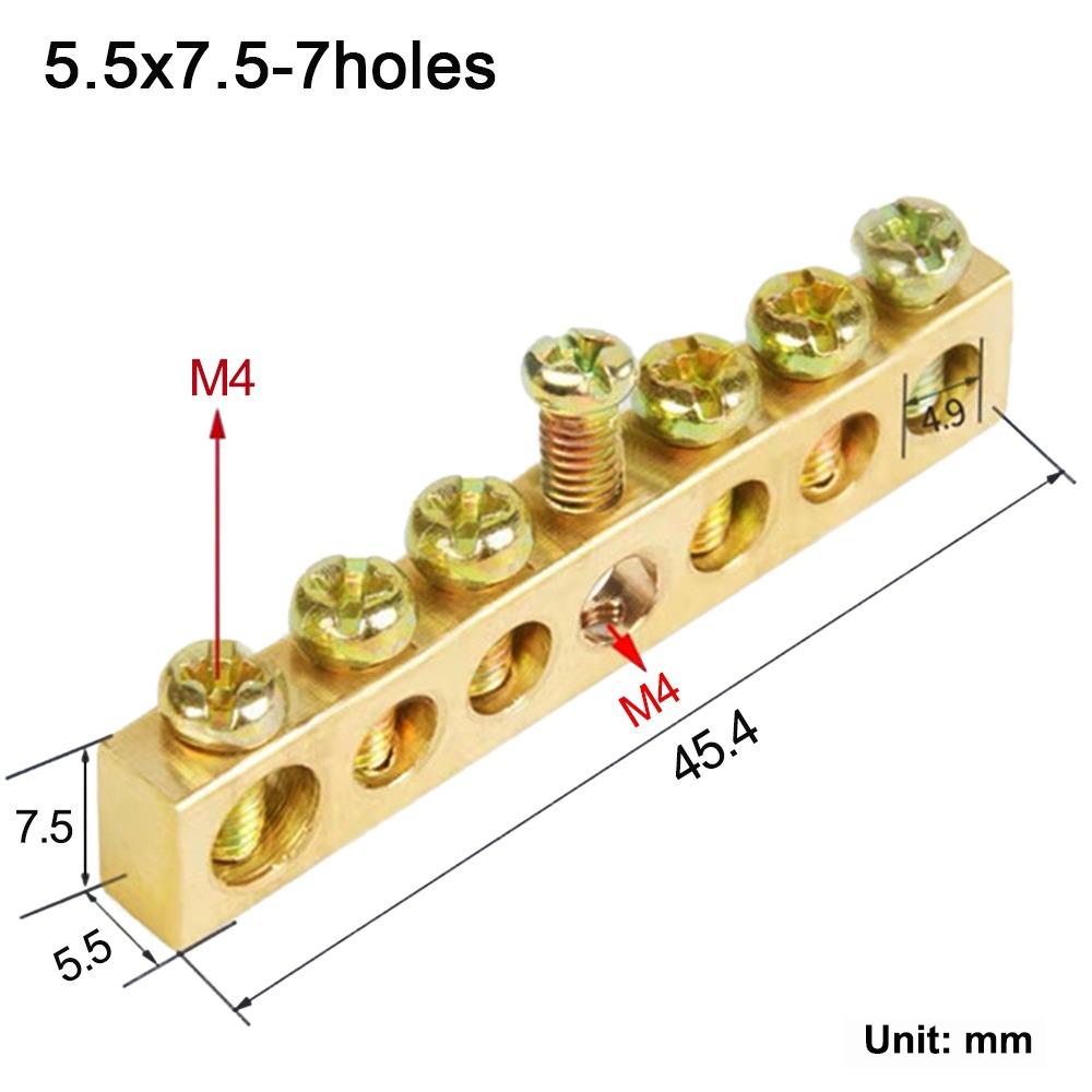 Multi-specification Wire Connector With Hole Screw Terminal Block  Electrical