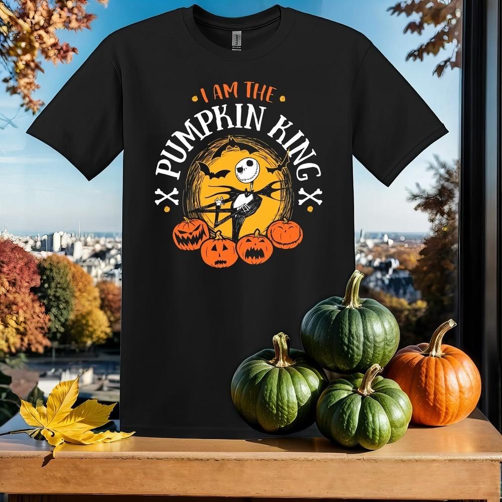 I am The Pumpkin King Jack T-shirt T shirt Men Women Unisex Tshirt SY471