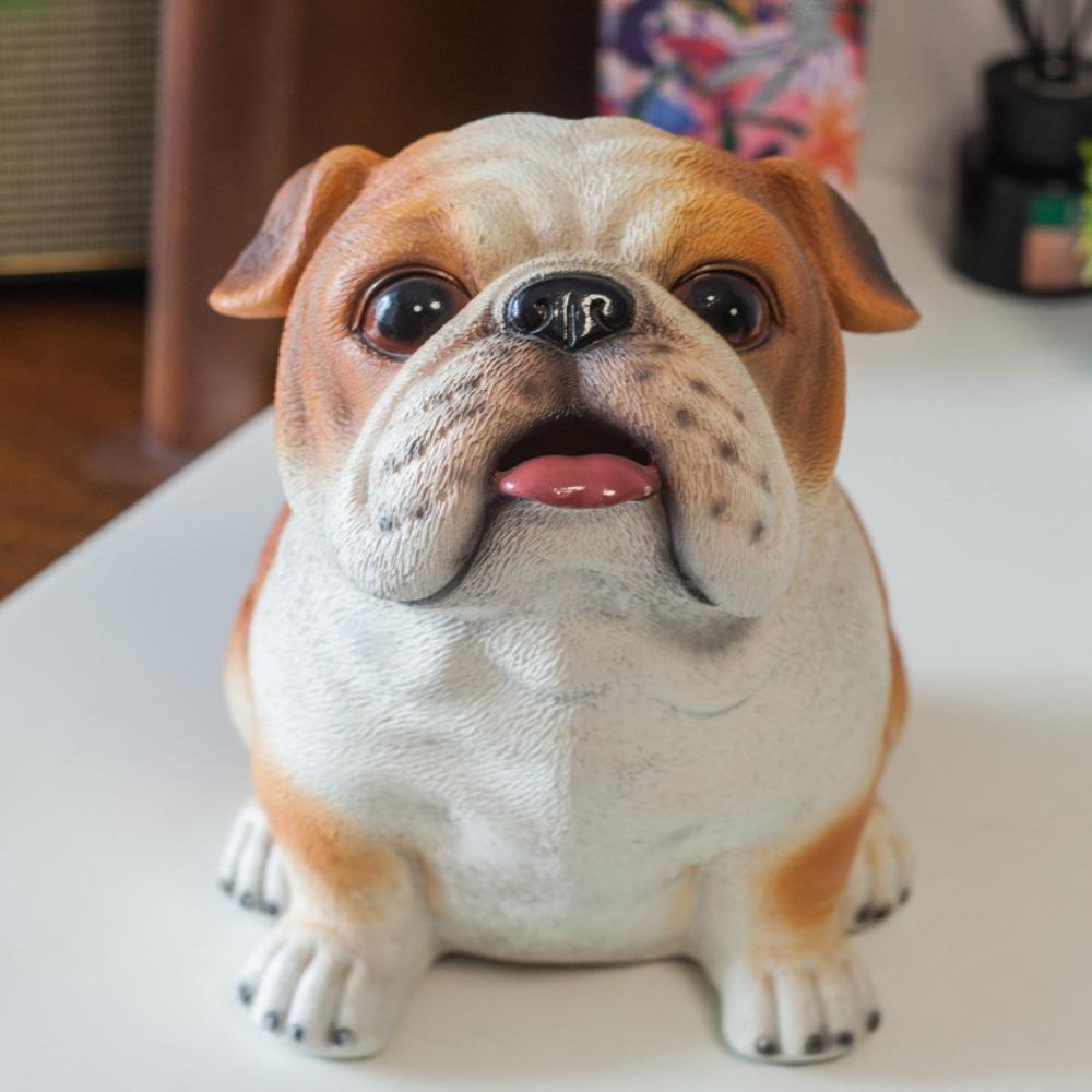 Decorative Dog Piggy Bank Large Capacity Zodiac Dog Ornaments Animal Saving Box  Kid Toy