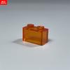 Non-Toxic 50Pcs/Lot Moc Bricks Brick 1X2 Transparent 3004 3065 35743 City House Model Educational Building Blocks Toys Kids Gifts