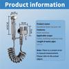 Dual Outlet Angle Valve Toilet Cleaning Sprayer Set Portable Cold Water Bidet Handheld Bathroom Accessories Anna Shower