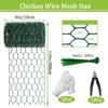Chicken Wire Mesh Fencing with Gloves, Ties & Cutter for Floral Arrangements