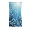 Asciugamano da Spiaggia Microfibra Asciugatura Rapida 140x70cm Leggero Assorbente Resistente alla Sabbia Tessuto Morbido per Viaggi all'Aperto Piscina Palestra