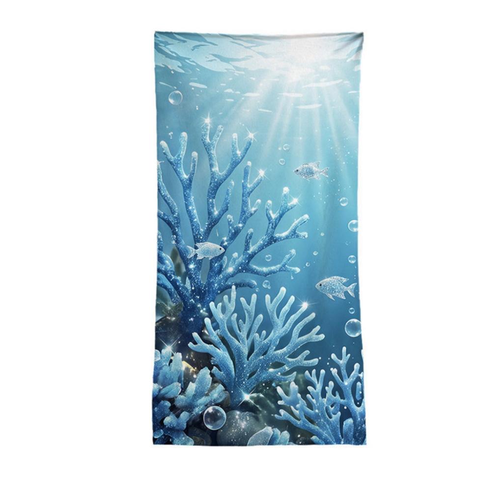 Asciugamano da Spiaggia Microfibra Asciugatura Rapida 140x70cm Leggero Assorbente Resistente alla Sabbia Tessuto Morbido per Viaggi all'Aperto Piscina Palestra