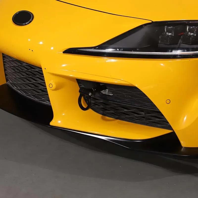 For Toyota GR Supra MK5 A90 2019-2024 Aluminum Alloy Red Car Forward Trailer Hook Tow Ring Bumper Tow Hook Trim Car Accessories