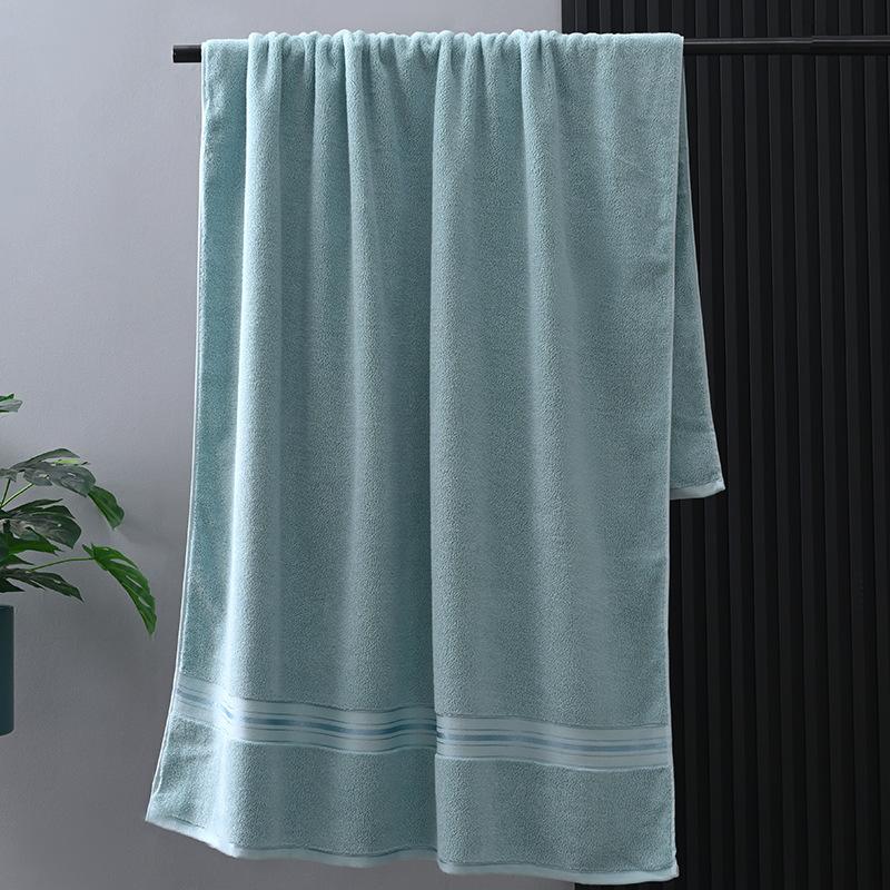 Pure Cotton Bath Towel Large Size Household Thickened Soft Absorbent Men and Women Large Bath Towel Gift Cotton Bath Towel