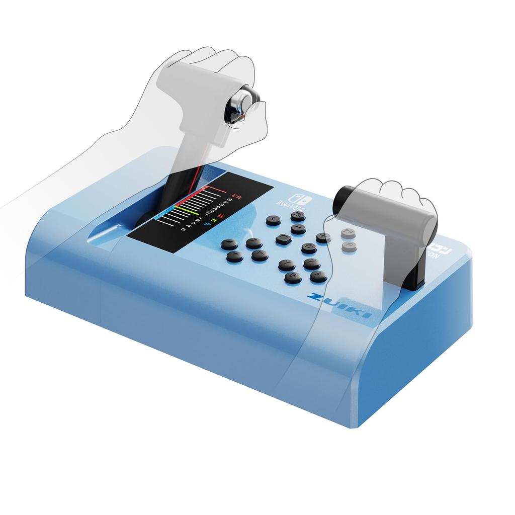 Licencovaný ovladač Train de go Mascon pro Nintendo Switch [produkt Nintendo] „Zuiki Switch“ [kompatibilní s Nintendo]
