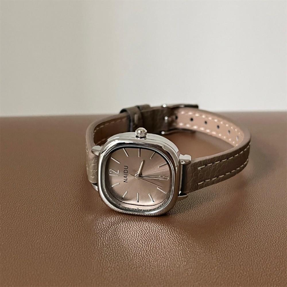 Square Dial Women Wristwatch Leather Strap Square Dial Watch Casual Quartz Watch Women