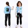 Kids Girls Witch Glinda Printed Casual Long Sleeves Baseball Jacket Coat