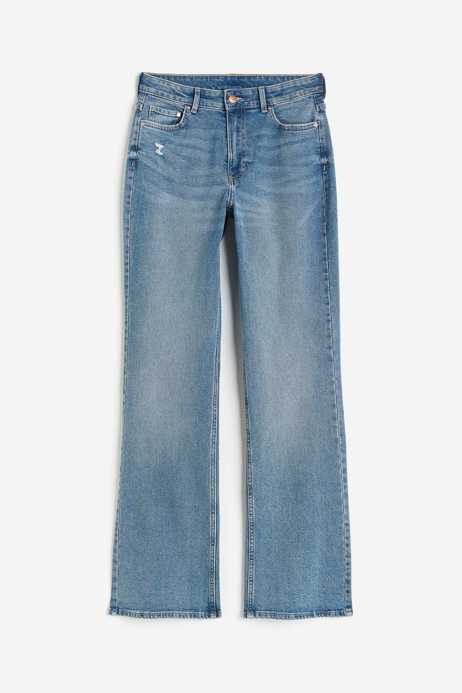 

Высокие джинсы Bootcut с пышной посадкой