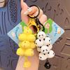 Cute Cute Pet Stacked Paradise Keychain Creative Schoolbag Pendant Car Key Chain Creative Gift