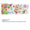 Bathtub Mat Cartoon Printed Anti-Slip with Drainage Holes Strong Suction Cups Safe Fun Bathing Experience Children Shower Mat