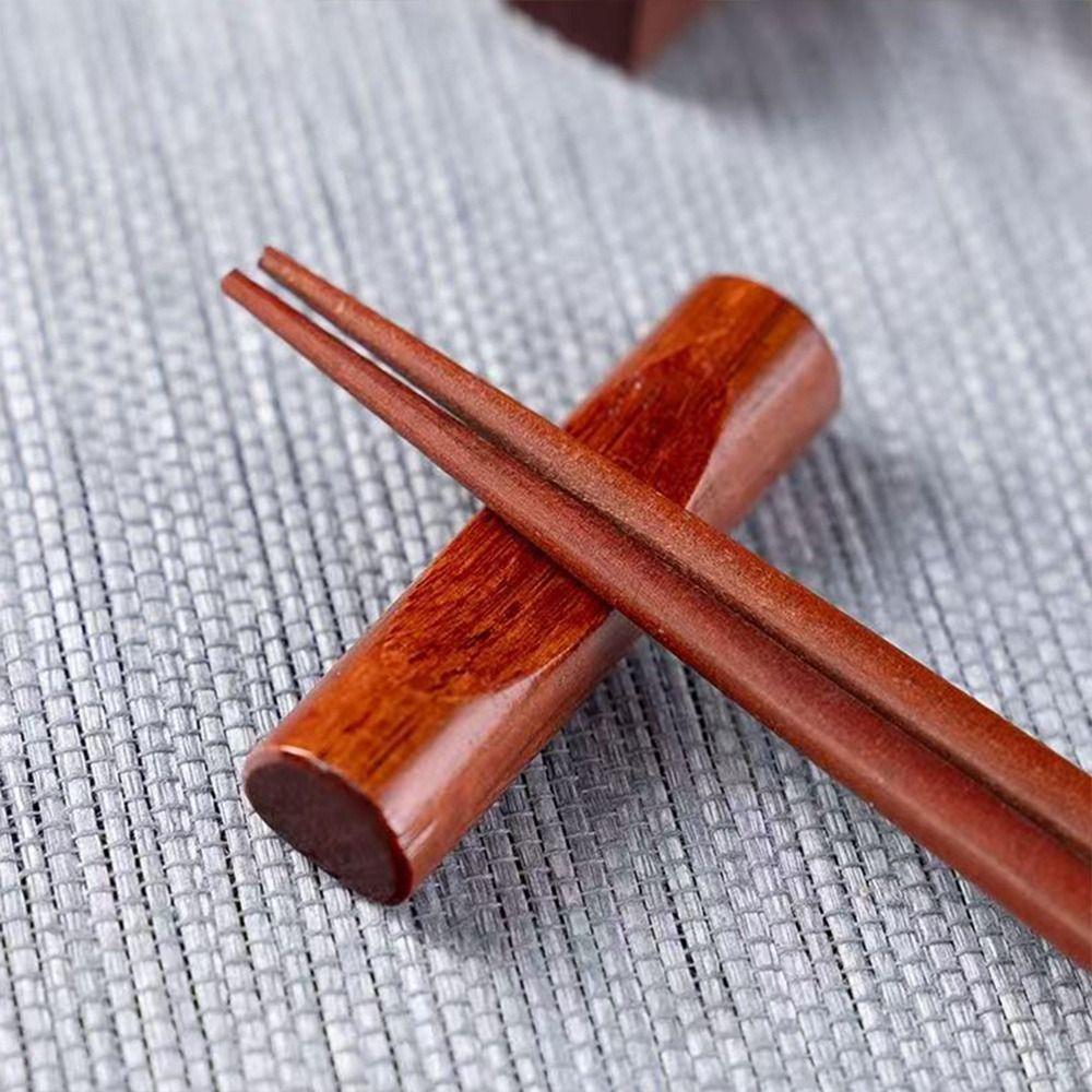 1 Stück Holz-Stäbchenhalter Handwerkskunst Schreibtischdekoration Schmuck Stäbchenablage Mehrere Formen Stäbchenkissen Zuhause