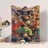 1Pc Lego Style Superhero Ensemble Flannel Fleece Blanket Soft Warm Throw Blanket For Sofa Bed Couch Home Decor Travel Nap Blanket Xmas Gift Q1576