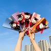 Chic Bear Plush Bouquet Cartoon Graduation Gift Creative Doctoral Bear Toy  Graduation Season