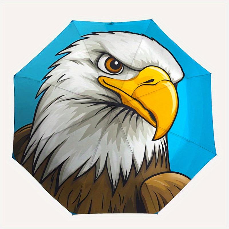 

1pc Eagle Head Automatic Open/Close Umbrella, Ideal Fan Gift for Birthday, Christmas, Trendy Fashion yy250828072