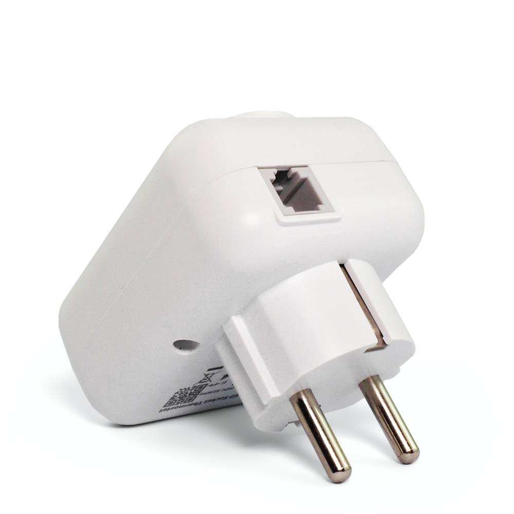 Inteligentne Gniazdko Wifi Z Termostatem 16A Wyświetlacz Led Tuya