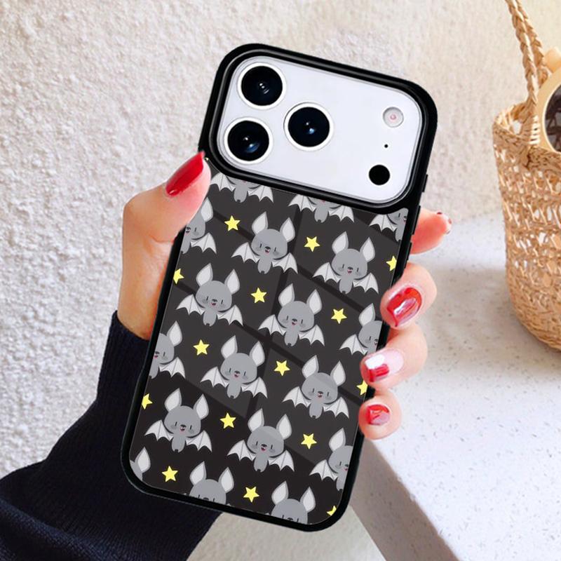 Vampire Bats Full Moon Halloween Phone Case For iPhone 17 Air 16 15 14 13 12 11 Pro Max Plus
