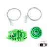 BWR979 Kit di riparazione del regolatore del sollevatore alzacristalli elettrico portiera posteriore destra per BMW 1 E87 2003-2012 5 porte Hatchback 51357138468