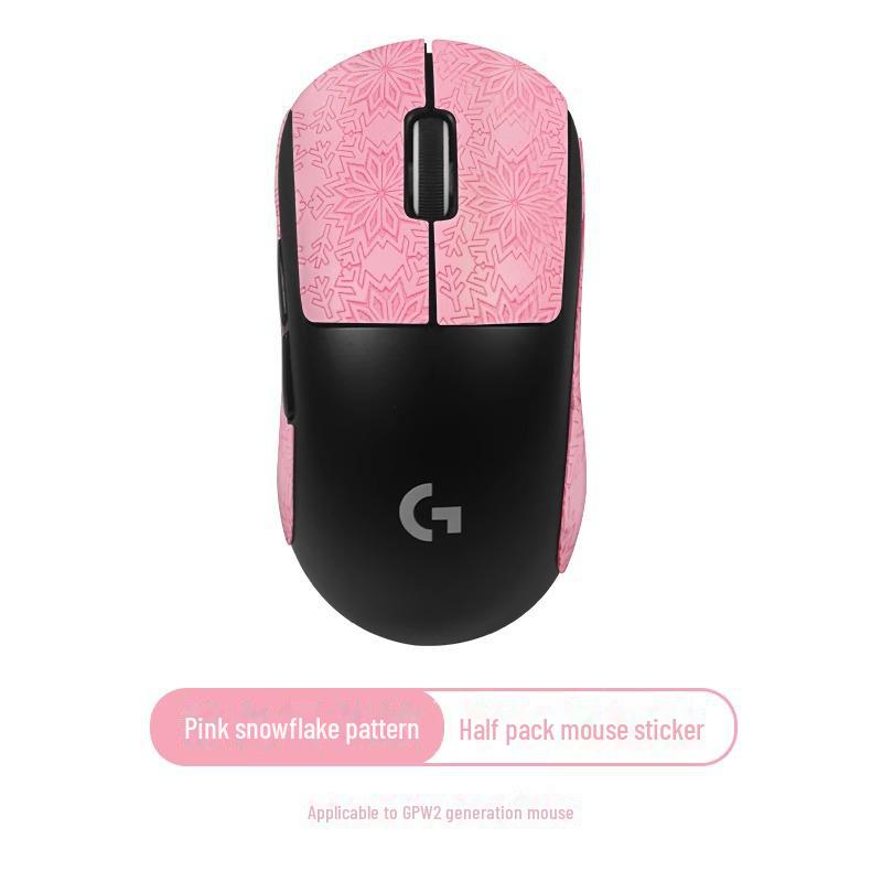 

Наклейки Logitech GPW2/3 проти ковзання та вбирають піт для миші half pack рожевий