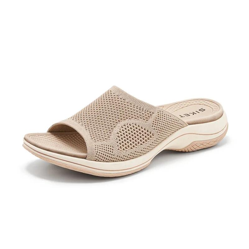 Fashion Shoes for Women Summer Open Toe Casual Breathable Outdoor Beach Platform Sandals Slippers Women Casual Wedges Plus Size 36-42