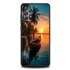 Summer Beach Scene at Sunset Case for Samsung A51 A71 A21S A12 A11 A15 A25 A31 A41 A23 A33 A53 A73 A05S A13 5G A35 A55 Cover