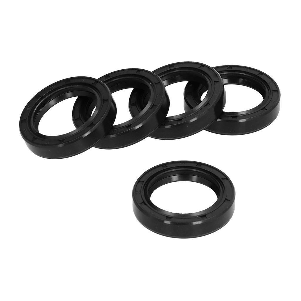 10Pcs Oil Seals Good Sealing High Temperature Oil Abrasion Aging Resistance Rotatable Shaft Sealing for Industry
