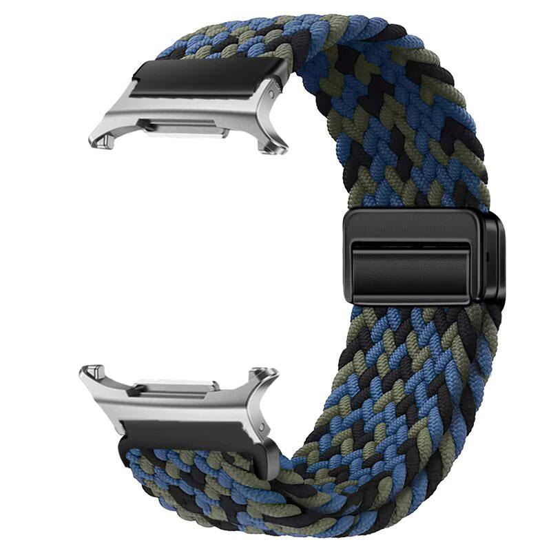 Weaves Nylon Loop Strap For Samsung Galaxy Watch8 40 44mm Magnetic Wristband For Galaxy Watch 8 Classic 46mm Band Sport Bracelet