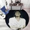 Renowned American Grammy Award Winning Singer Michael Jackson's Circular Carpet Is Soft, Home, Bedroom, Door Mat Decoration, and Non Slip Carpet F1