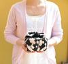 Sanyo Shoji KONOMI Furoshiki 24cm Approximately 97cm Wide (Wrapping Cloth), Wide, Striped, Black, 06-051032,