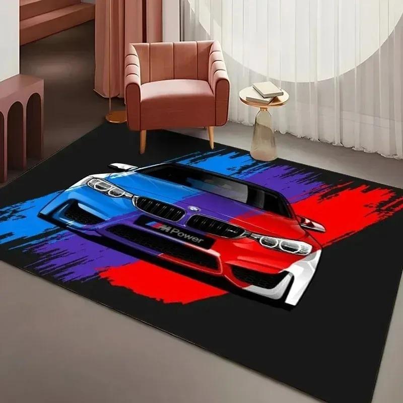 Racing Car Pattern Carpet for Bedroom Living Room Home Sofa Decoration Rug Printed Rug Hoouse Decor Floor Large Size Floor Mat