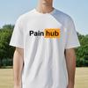 Painhub Funny English Short Sleeved Tshirt Personalized Street Versatile Tshirt Fashion Sport Causal Unisex Oneck Tees