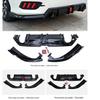 Tenth Gen Civic Exhaust Pipe Spoiler with Lights & Carbon Fiber Front Lip Body Kit