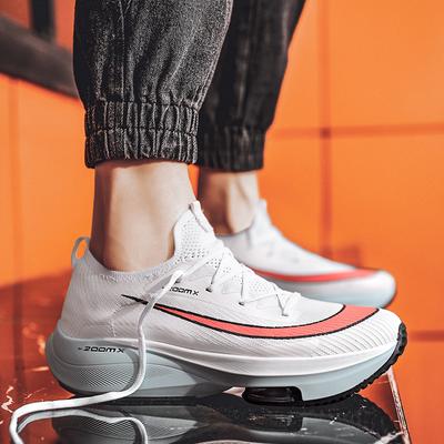Unisex Sneakers Fashion Men Sneakers Lace Up Round Toe Cushioning Running Shoes Woman Trainer Race Breathable Couple Tenis Shose
