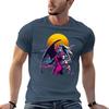 Alecto Hades 80er Retro T-Shirt Lässige Mode Kurzarm Baumwoll T-Shirt