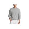 Polo Ralph Lauren Solid Logo Embroidered Crew Neck Pullover Sweater Men Sweater Gray MNPOSWE16820874-020