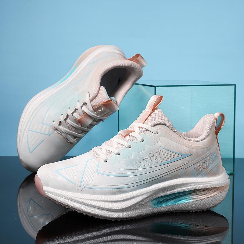 Girls Leather Waterproof Sports Shoes Autumn and Winter New Middle School Student Popcorn Shock Absorption Ultra-light Soft Sole Professional Running