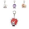 Perfect Gift For Kids And Fans Colorful Cartoon Silicone Keychain Collection
