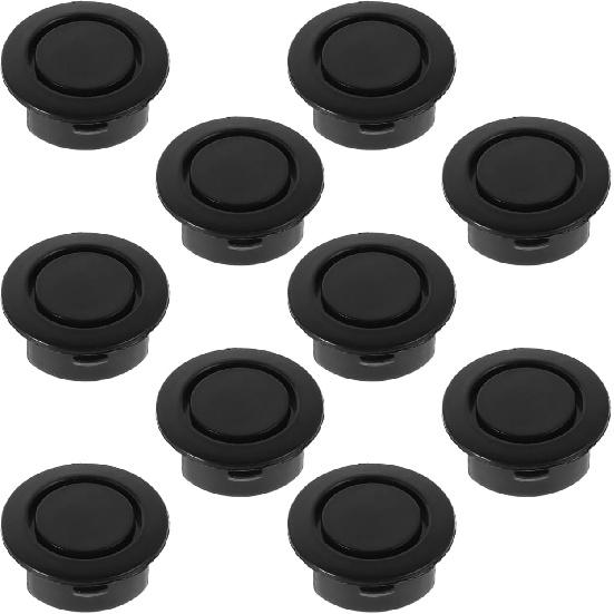 Universal Car Bumper Hole Covers 10 Pcs Waterproof Parking Sensor Caps for Front and Rear Bumper Truck Exterior Accessories 1.18X1.18X0.39In