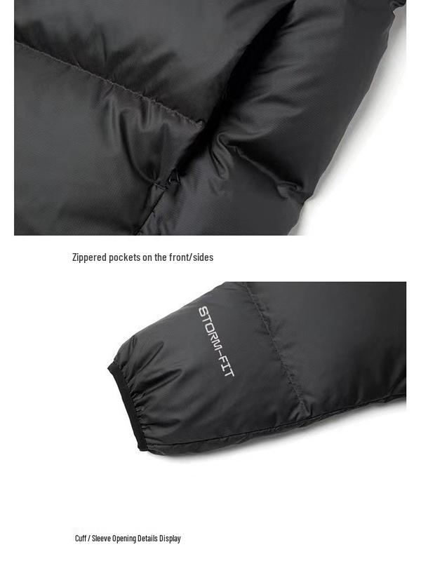 Pánská trendy zimní bavlněná bunda s kapucí 2025, volný střih, silná a teplá