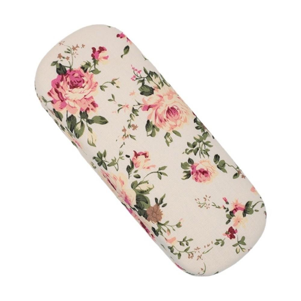 Hard Shell Retro Floral Glasses Case Cloth Eyewear Protector Case Outdoor Style 2