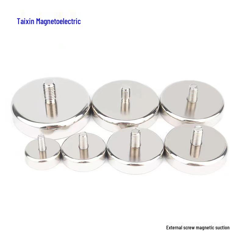 Neodym-Eisen-Bor-Gewinde-Topfmagnet mit starker magnetischer Basis