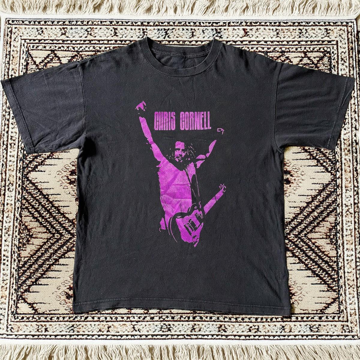 HOT! Chris Cornell Soundgarden Band Tour Unisex Black T-shirt Size S-5XL S
