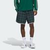 Adidas Originals Track Cherry Woven Plaid Color Block Mid Rise Sports Shorts Unisex shorts JZ0489